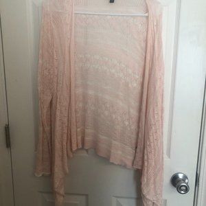 Drape front cardigan